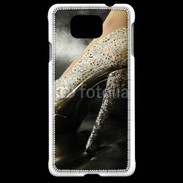 Coque Samsung Galaxy Alpha Escarpin à strass