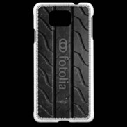 Coque Samsung Galaxy Alpha Effet pneu de voiture