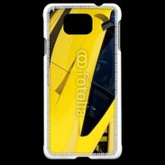 Coque Samsung Galaxy Alpha Voiture de sport jaune