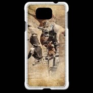 Coque Samsung Galaxy Alpha Rodéo style vintage
