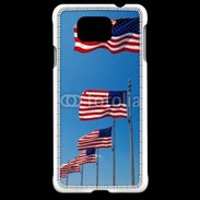 Coque Samsung Galaxy Alpha Drapeaux USA