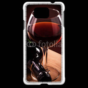Coque Samsung Galaxy Alpha Verre de vin rouge