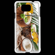 Coque Samsung Galaxy Alpha Pinacolada dans une noix de coco