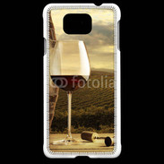 Coque Samsung Galaxy Alpha Verre de vin rouge et vignes