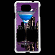 Coque Samsung Galaxy Alpha Blue martini
