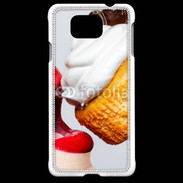 Coque Samsung Galaxy Alpha Bouche gourmande