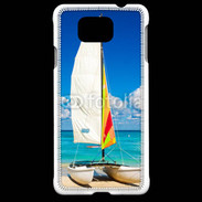 Coque Samsung Galaxy Alpha Bateau plage de Cuba