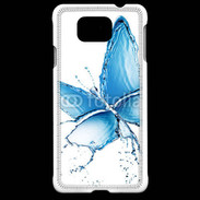Coque Samsung Galaxy Alpha Papillon en eau