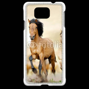 Coque Samsung Galaxy Alpha Chevaux dans la prairie