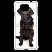 Coque Samsung Galaxy Alpha Labrador noir adulte 600