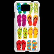 Coque Samsung Galaxy Alpha Flip flop de tongues