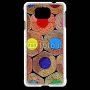 Coque Samsung Galaxy Alpha Art crayon de couleur