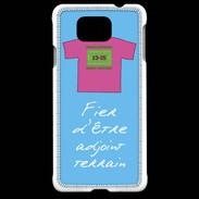 Coque Samsung Galaxy Alpha Bonus offensif-Défensif Adjoint terrain Bleu