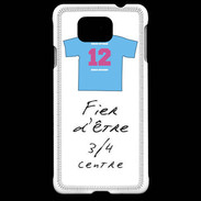 Coque Samsung Galaxy Alpha 3/4 centre G Bonus offensif-défensif Blanc 2