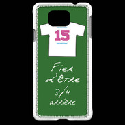 Coque Samsung Galaxy Alpha 3/4 arrière Bonus offensif-défensif Vert