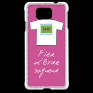 Coque Samsung Galaxy Alpha Soigneur Bonus offensif-défensif Rose