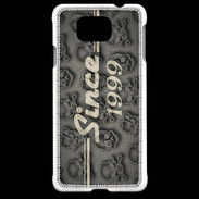 Coque Samsung Galaxy Alpha Since crane gris 1999