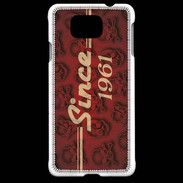 Coque Samsung Galaxy Alpha Since crane rouge 1961