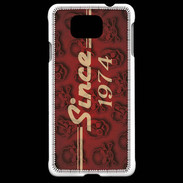 Coque Samsung Galaxy Alpha Since crane rouge 1974