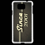 Coque Samsung Galaxy Alpha Since 2001 gris