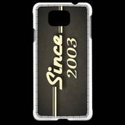 Coque Samsung Galaxy Alpha Since 2003 gris
