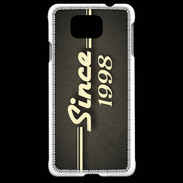 Coque Samsung Galaxy Alpha Since 1998 gris
