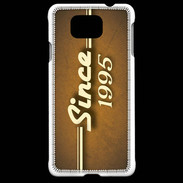 Coque Samsung Galaxy Alpha Orange since 1995