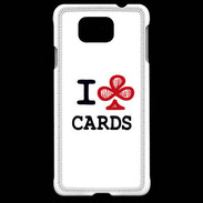 Coque Samsung Galaxy Alpha I love Cards Club