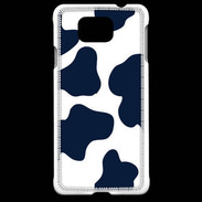 Coque Samsung Galaxy Alpha vache bleue 