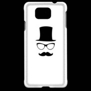 Coque Samsung Galaxy Alpha chapeau moustache