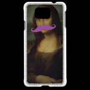 Coque Samsung Galaxy Alpha Moustache Mona Lisa