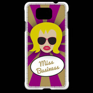 Coque Samsung Galaxy Alpha Miss business Blonde