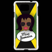 Coque Samsung Galaxy Alpha Miss Jamaica Black