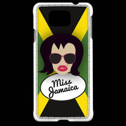 Coque Samsung Galaxy Alpha Miss Jamaica Brune