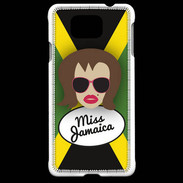 Coque Samsung Galaxy Alpha Miss Jamaica Chatain