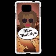 Coque Samsung Galaxy Alpha Miss Martinique Black