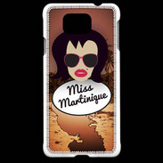Coque Samsung Galaxy Alpha Miss Martinique Brune