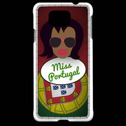 Coque Samsung Galaxy Alpha Miss Portugal Black