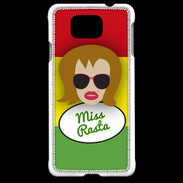 Coque Samsung Galaxy Alpha Miss Rasta Rousse