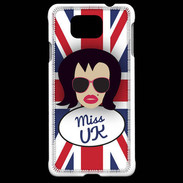 Coque Samsung Galaxy Alpha Miss UK Brune