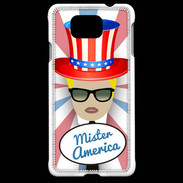 Coque Samsung Galaxy Alpha Mister América Blond