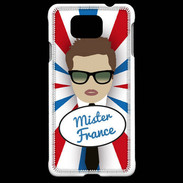 Coque Samsung Galaxy Alpha Mister France Chatain