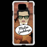 Coque Samsung Galaxy Alpha Mister Guadeloupe Brun