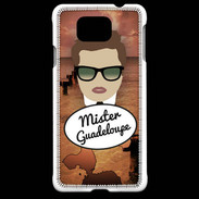 Coque Samsung Galaxy Alpha Mister Guadeloupe Chatain