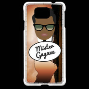 Coque Samsung Galaxy Alpha Mister Guyane Black