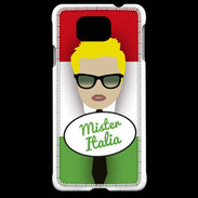 Coque Samsung Galaxy Alpha Mister Italie Blond
