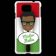 Coque Samsung Galaxy Alpha Mister Italie Black
