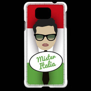 Coque Samsung Galaxy Alpha Mister Italie Brun