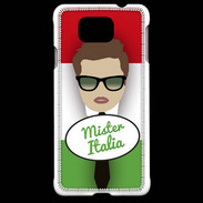 Coque Samsung Galaxy Alpha Mister Italie Chatain