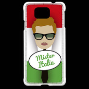 Coque Samsung Galaxy Alpha Mister Italie Roux